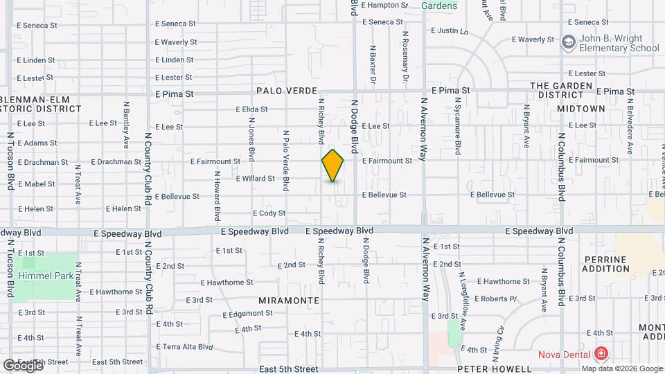 3623 E Bellevue St Mapa y Detalles de la Ubicación