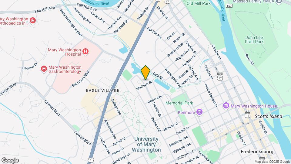 1703 Franklin St Map and Location Details