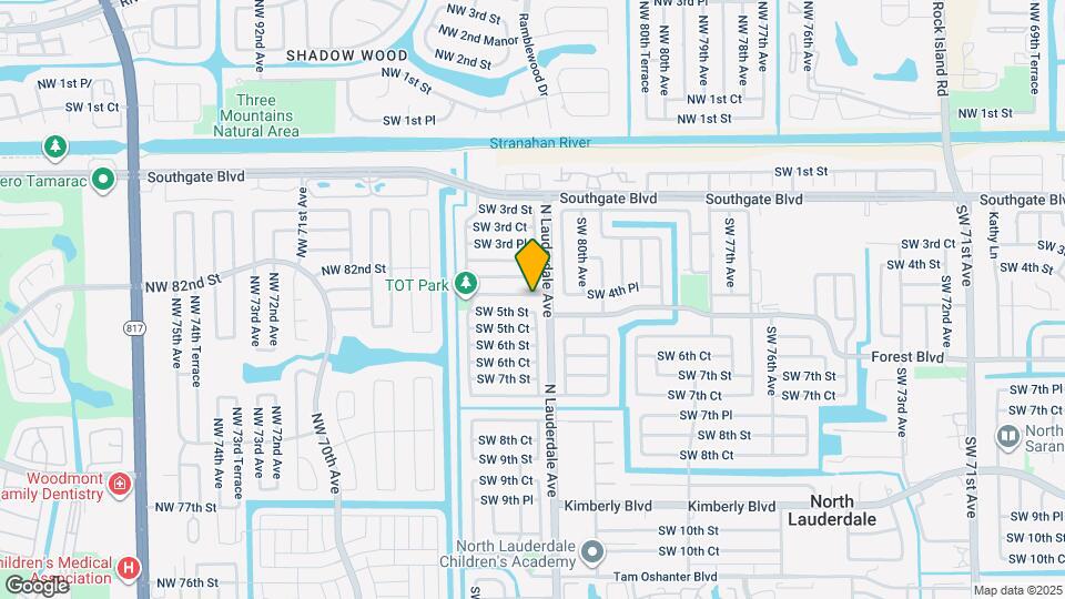 8120 SW 4th Pl Map and Location Details