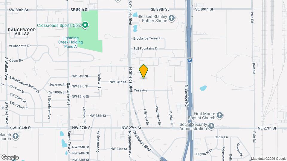 2920 Hillcrest Dr Mapa y Detalles de la Ubicación