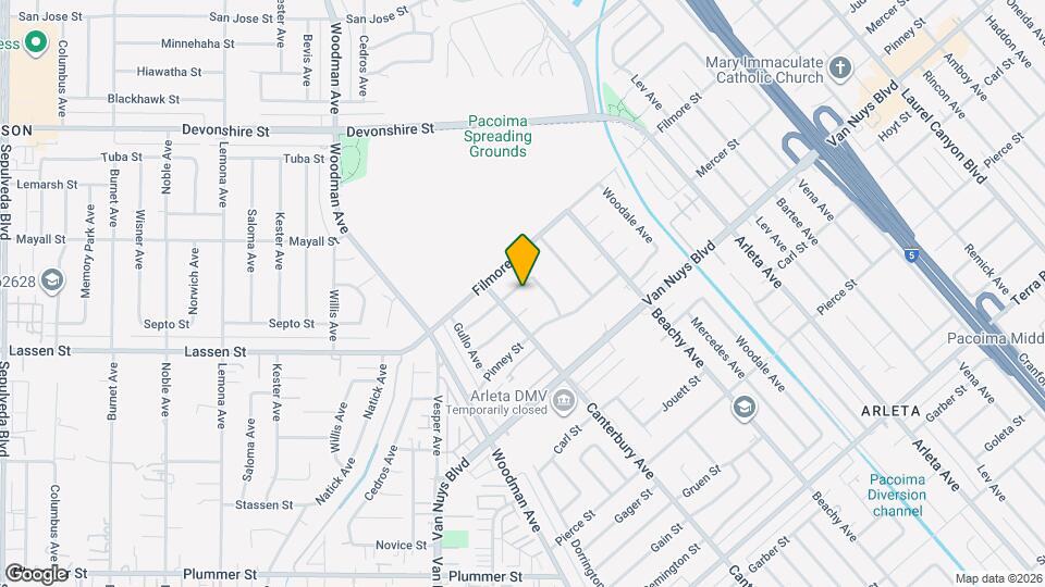 14422 Judd St Mapa y Detalles de la Ubicación