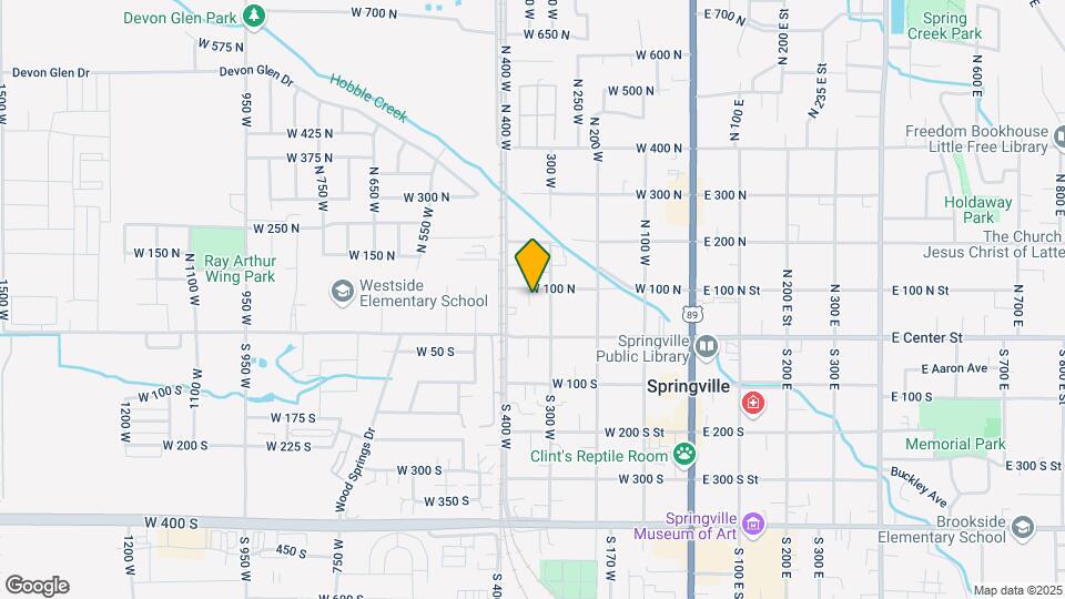 339 W 100 N Map and Location Details