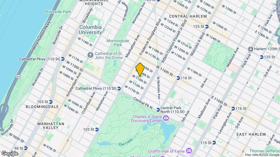 245-247 W 113th St Mapa y Detalles de la Ubicación