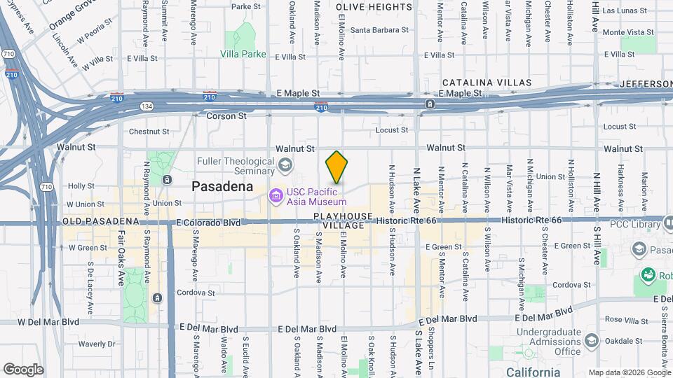 Park View Pasadena Map and Location Details