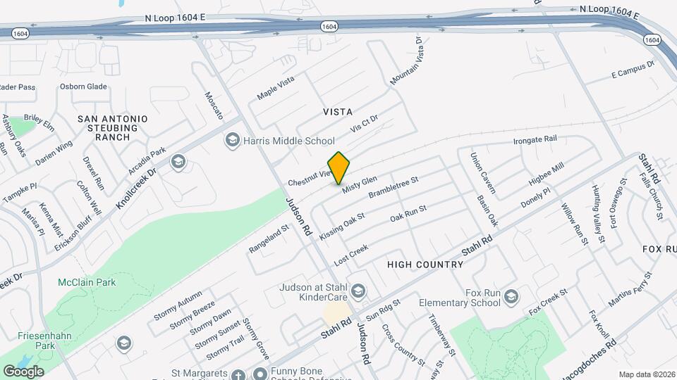 5731 Misty Glen Map and Location Details