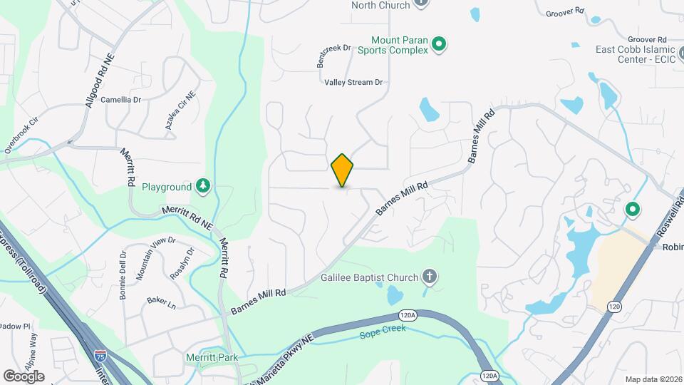 1559 Cedar Bluff Trail Map and Location Details