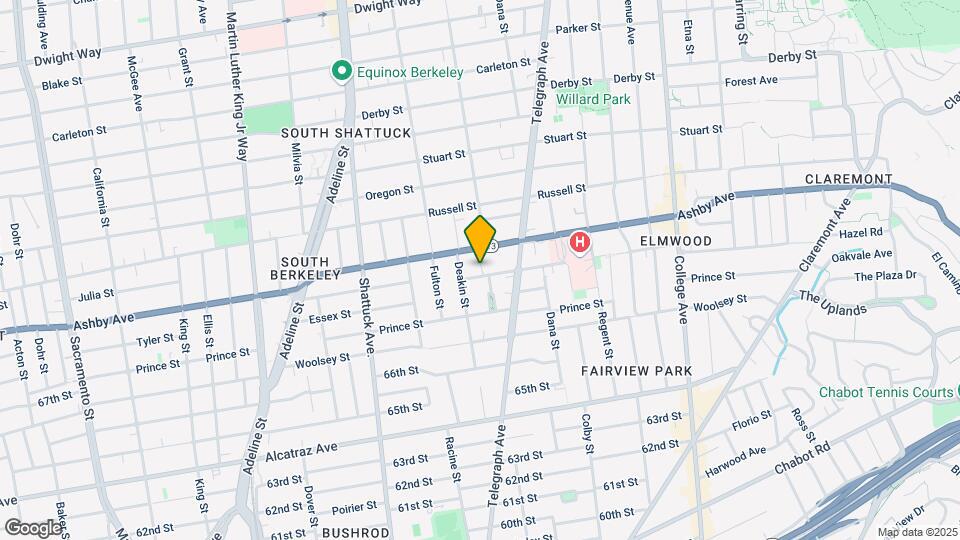 2317 Webster St Map and Location Details