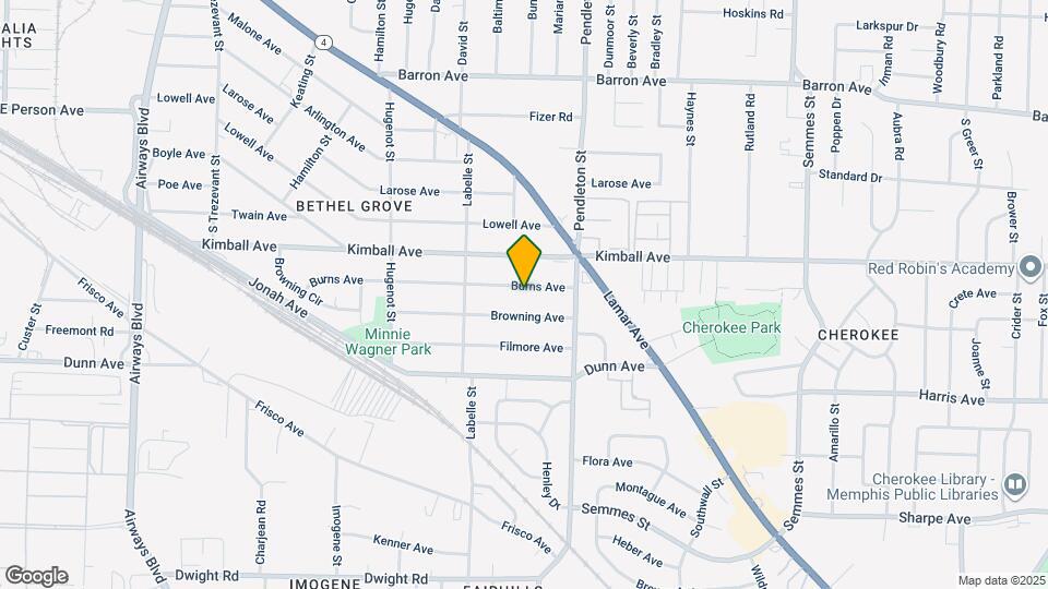 2717 Burns Ave Map and Location Details