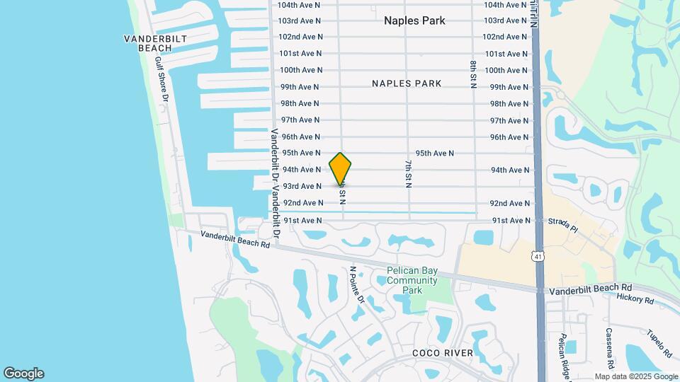 596 93rd Ave N Map and Location Details