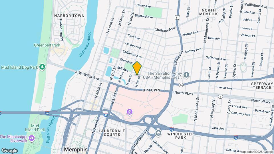 519 N 5th St Map and Location Details