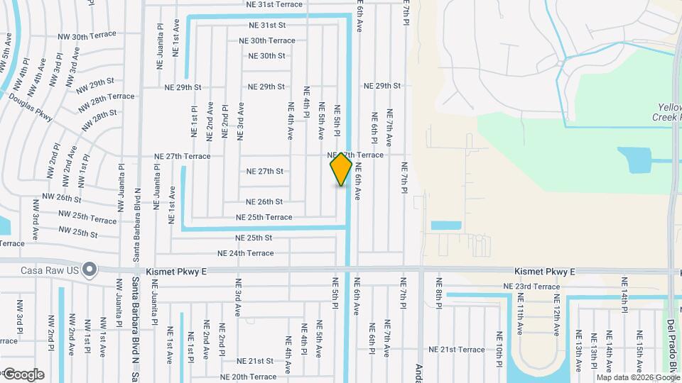 2609 NE 5th Pl Map and Location Details