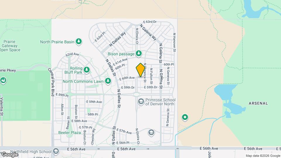 9962 E 60th Ave Map and Location Details