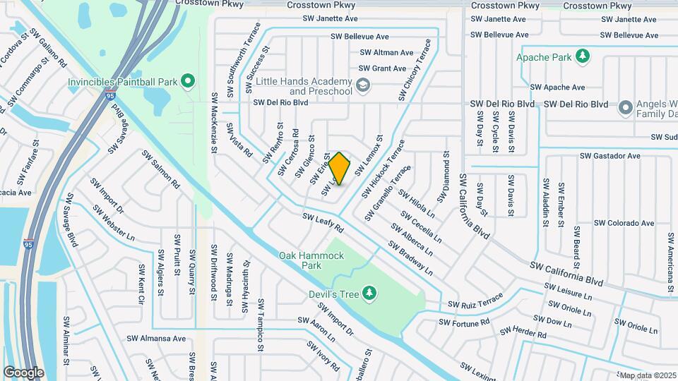 1974 SW Lennox St Map and Location Details