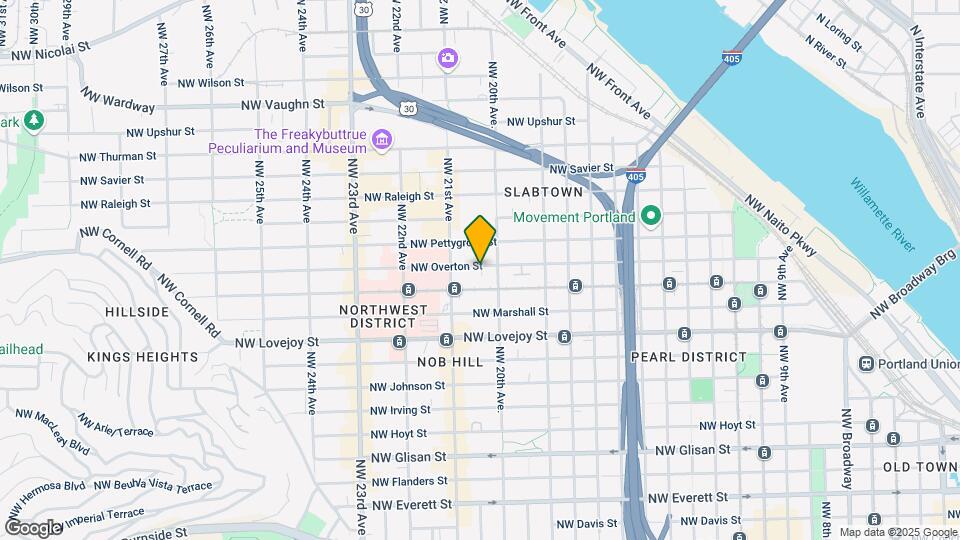 2034 NW Overton St Map and Location Details