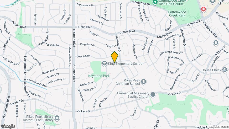 6165 Sapporo Dr Map and Location Details