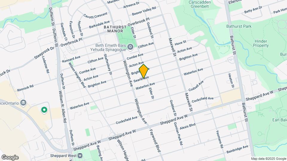 175 Searle Av Map and Location Details