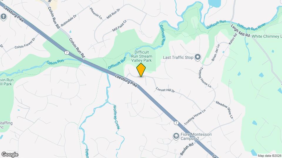 9705 Locust Hill Dr Map and Location Details