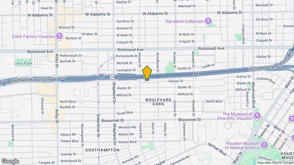 1922 Vassar St Map and Location Details