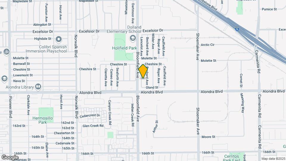 15616 Lancelot Ave Map and Location Details
