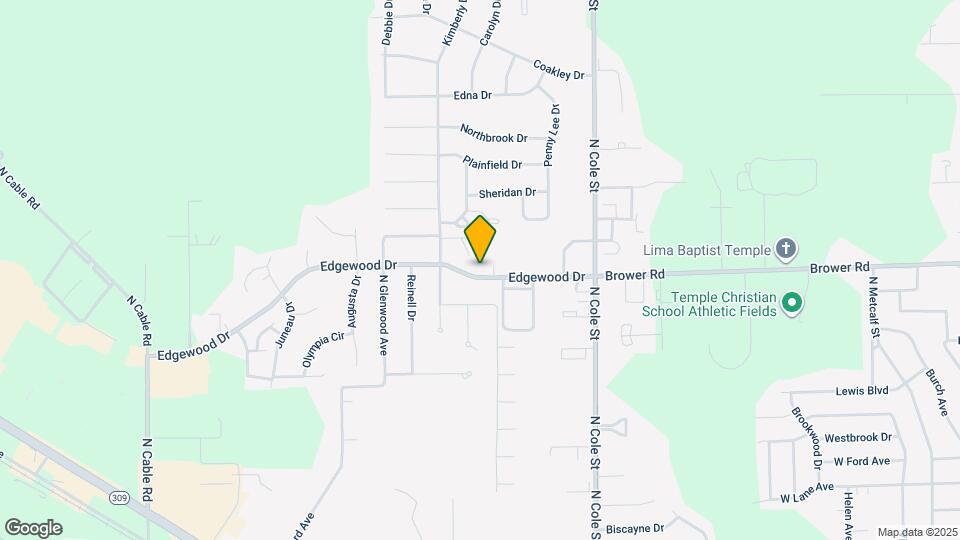 1516 Edgewood Dr Map and Location Details