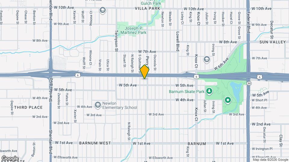 521 Perry St Map and Location Details