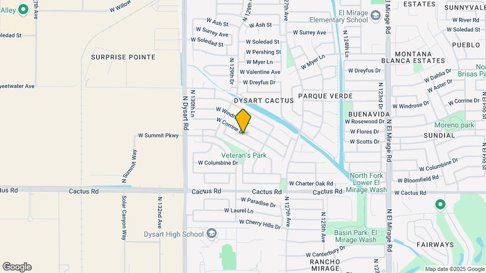 12841 W Corrine Dr Map and Location Details