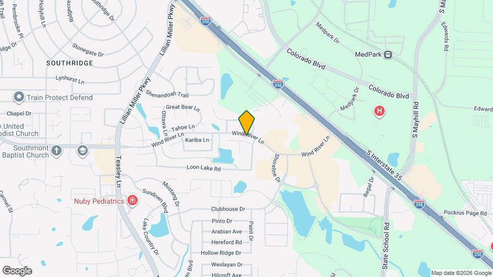 2805 Crater Lake Ln Map and Location Details