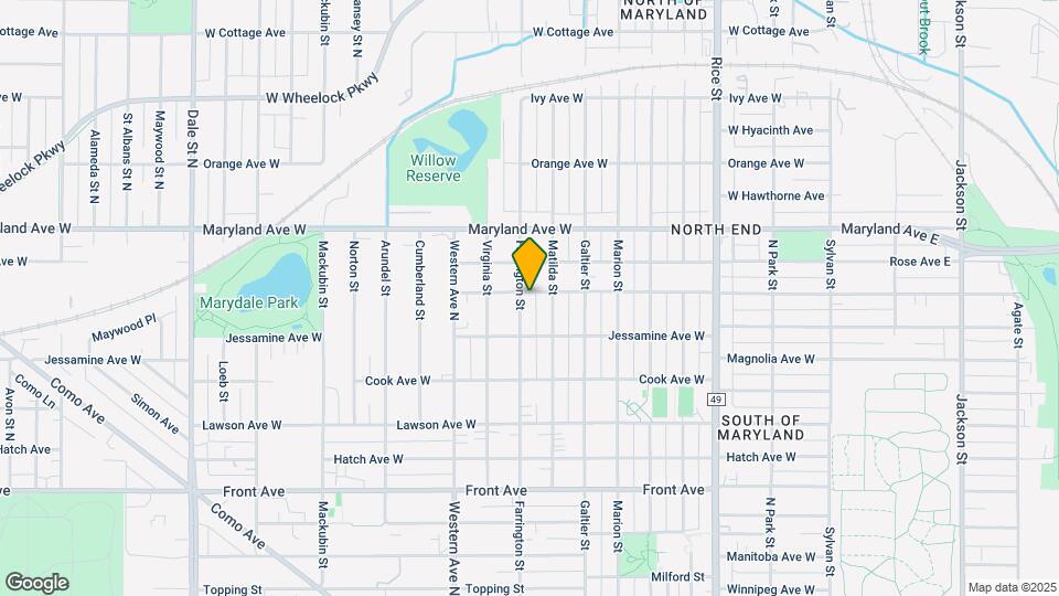 Farrington Street Triplex Map and Location Details