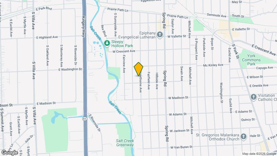 710 S Hawthorne Ave Map and Location Details