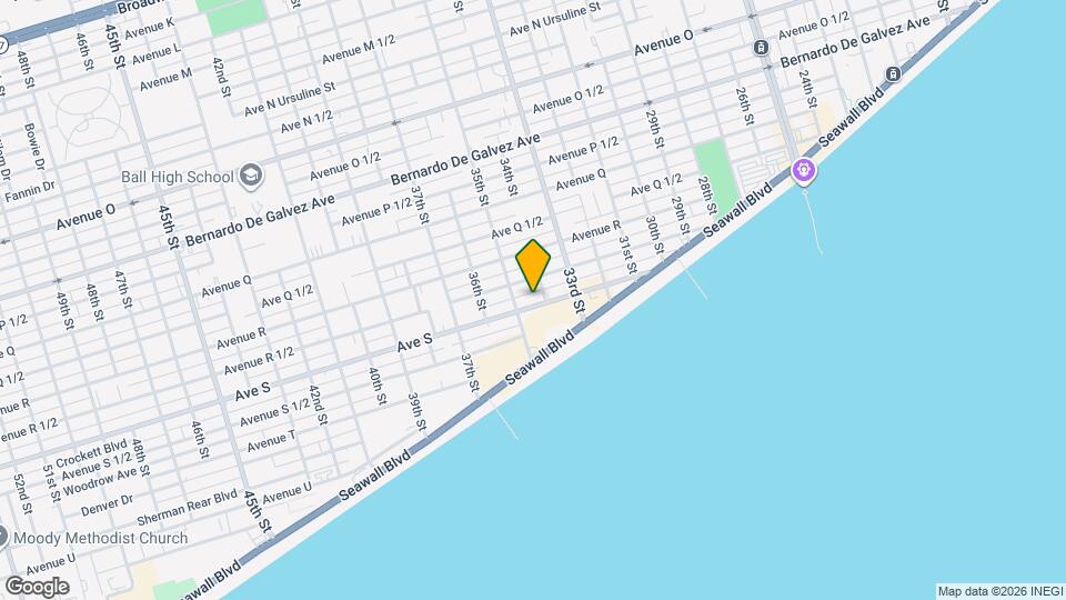 3412 Ave S Map and Location Details