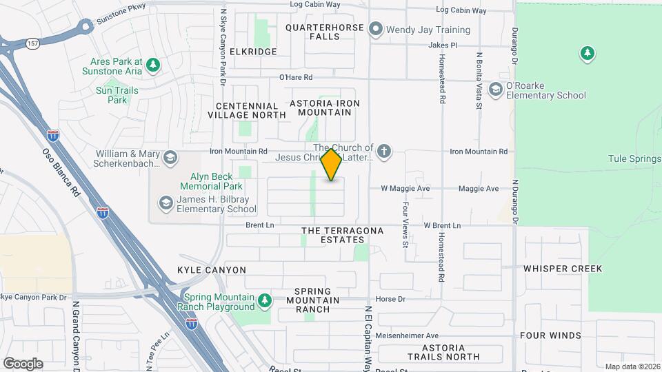8912 W Wolf Dancer Ave Map and Location Details