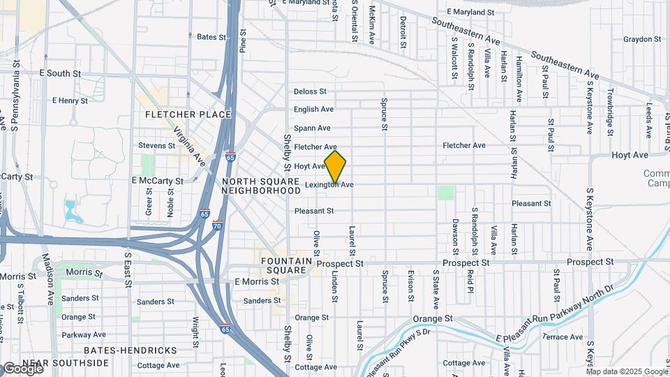 1309 Lexington Ave Map and Location Details