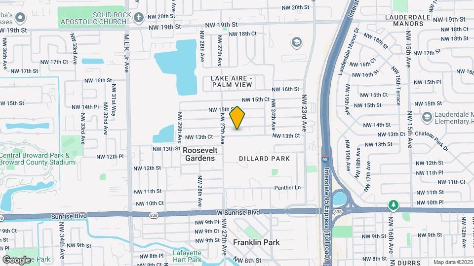 2615 NW 13th Ct Map and Location Details