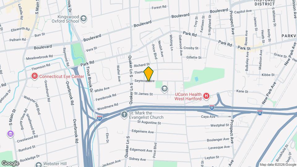 103 Seymour Ave-Unit -First Floor Semour Map and Location Details