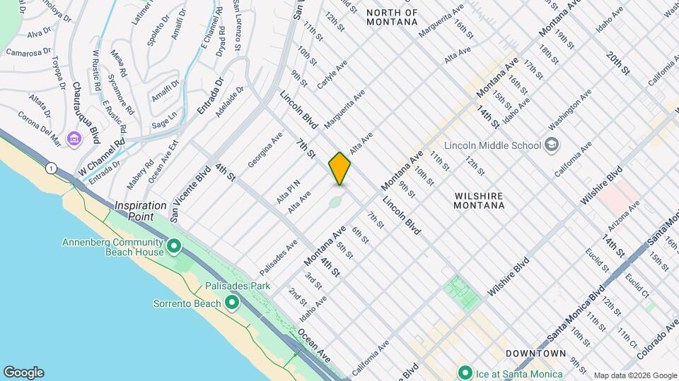 623 Palisades Ave Map and Location Details