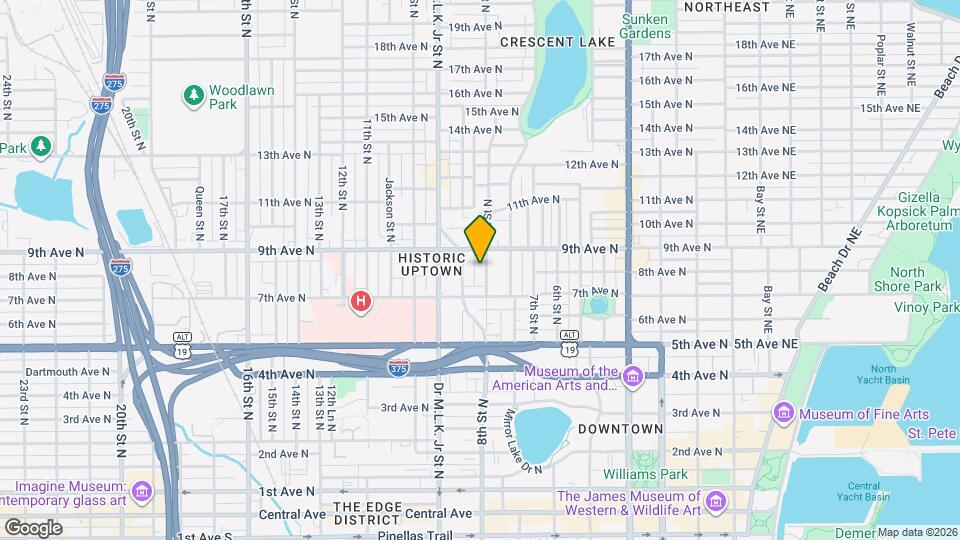802 8th St N Map and Location Details