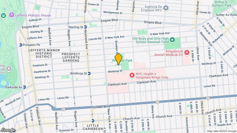 661 Brooklyn Ave Map and Location Details