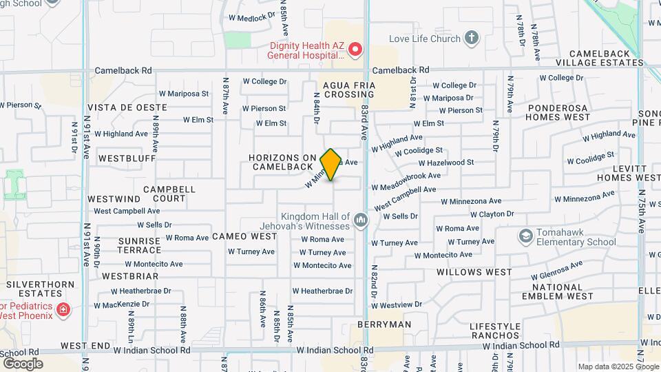 4518 N 84th Ave Map and Location Details