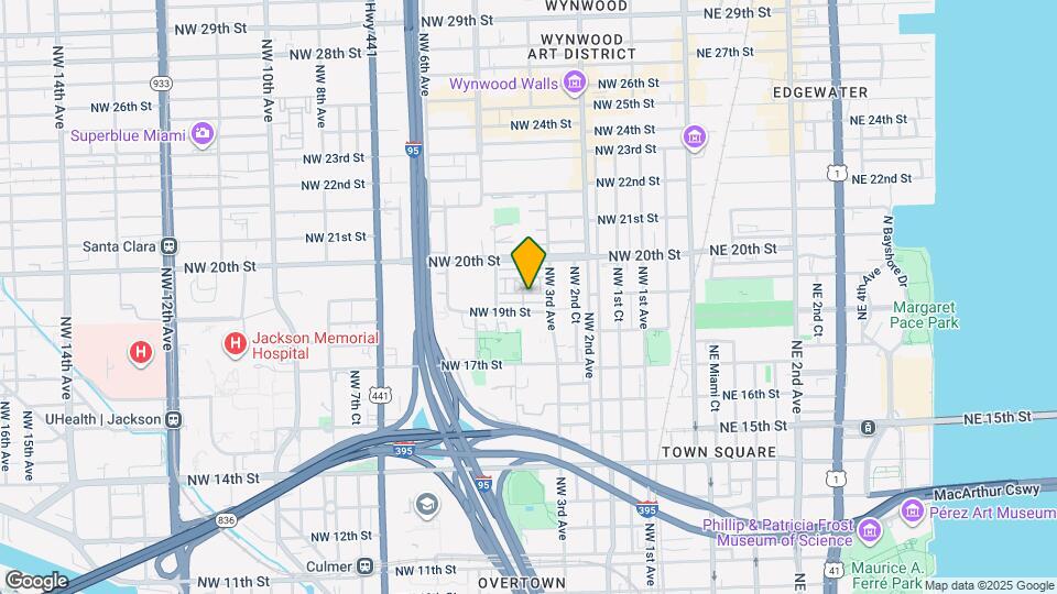 360 NW 19th Terrace Map and Location Details