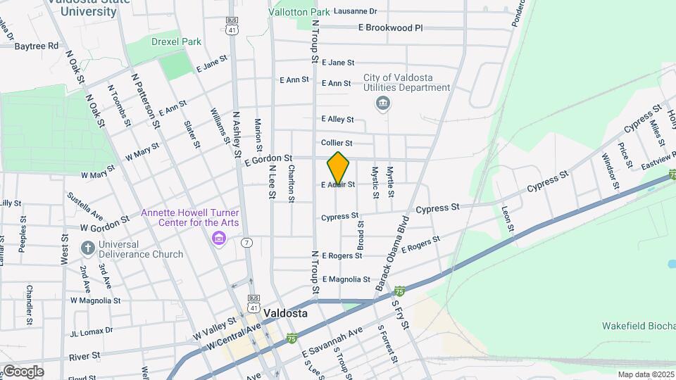 601 E Adair St Map and Location Details