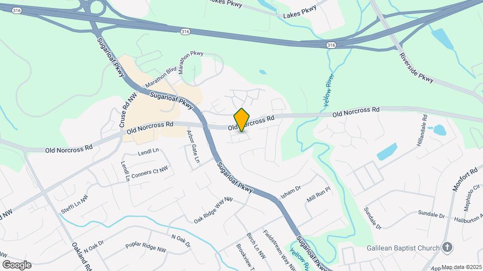 1722 Coleville Oak Ln Map and Location Details