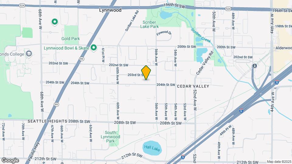 5705 204th St SW Map and Location Details
