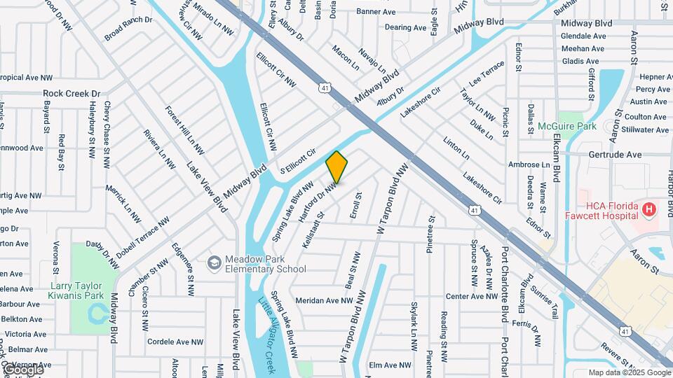 707 Hartford Dr NW Map and Location Details
