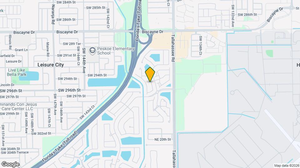 2536 NE 41st Terrace Map and Location Details