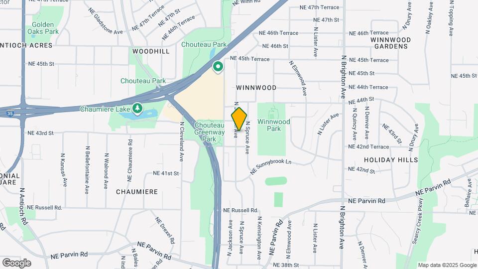 4225 N Jackson Ave Mapa y Detalles de la Ubicación