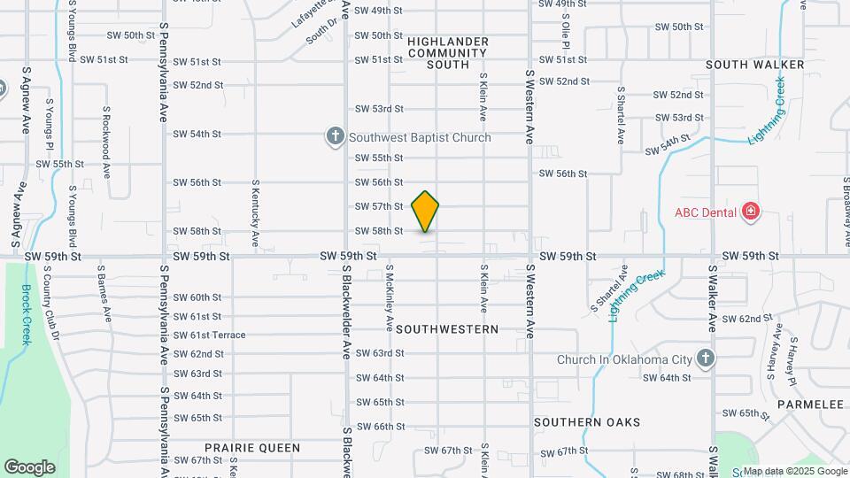 1100 SW 58th St Map and Location Details