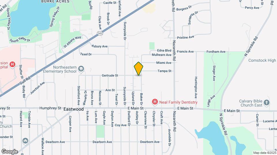1519 Baker Dr Map and Location Details