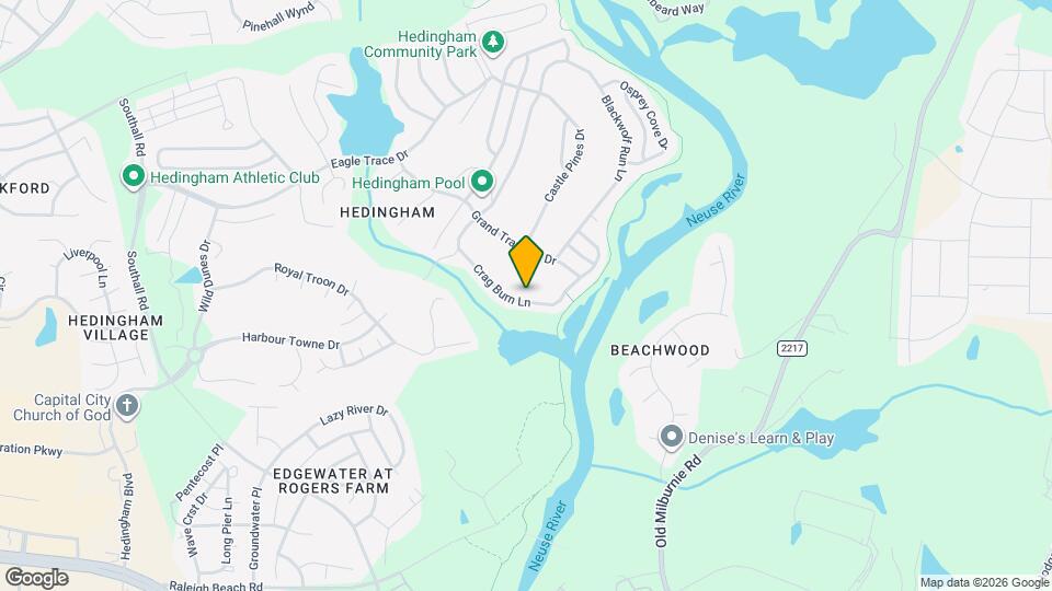 1604 Crag Burn Ln Mapa y Detalles de la Ubicación