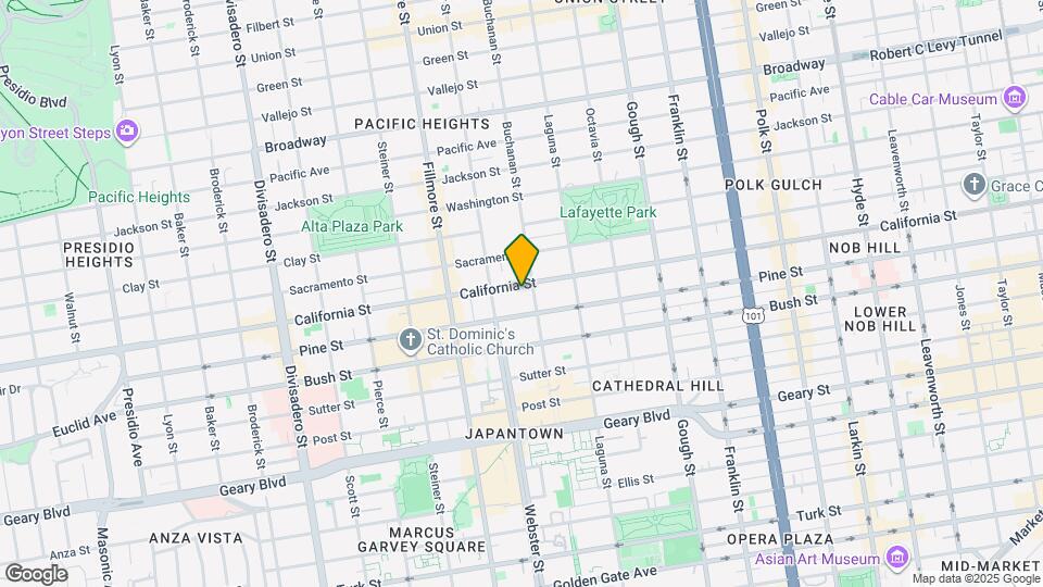 2211 California St Map and Location Details