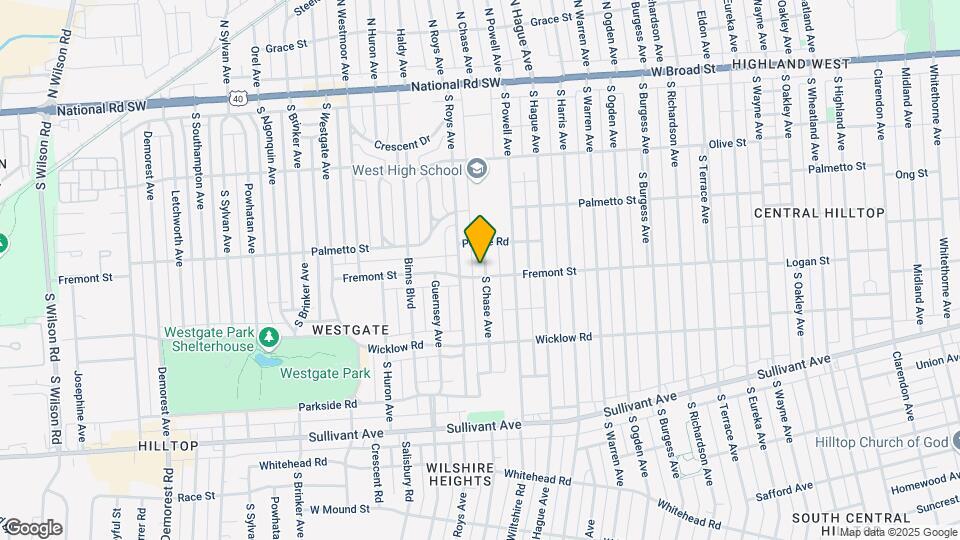291 S Chase Ave Map and Location Details